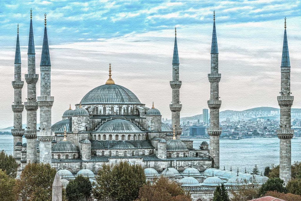 голубая мечеть в турции стамбул