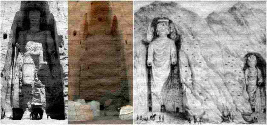статуи будды в бамиане до разрушения талибами